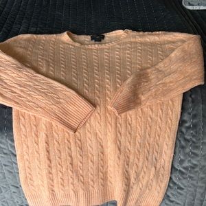 J Crew Italian Cashmere cable knit sweater